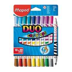 Carioca, 10 culori/set, Maped Color`Peps Duo