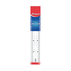 Rigla, gradatie dubla, 20 cm, Maped Classic