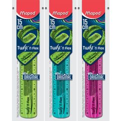 Rigla, 15 cm, Maped Twist'n Flex