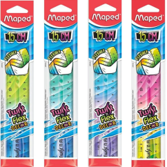 Rigla, 15 cm, Maped Twist'n Flex Deco