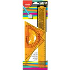 Set geometrie, 4 piese, 30 cm, Maped GeoCustom