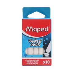 Creta, alba, 10 buc/set, Maped