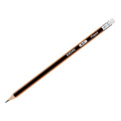 Creion grafit, B, cu radiera, Maped Black`Peps