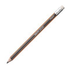 Creion grafit, HB, cu radiera, Maped Black`Peps Jumbo