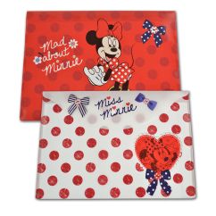 Mapa, plastic, A4, cu buton, Minnie Mouse