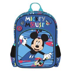 Ghiozdan scoala baieti, clasa 0/pregatitoare, albastru multicolor, Mickey Mouse 19421