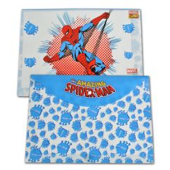 Mapa, plastic, A4, cu buton, Spiderman