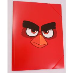 Mapa, plastic, A4, cu elastic, Angry Birds