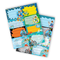 Etichete scolare, xoxo, 40 buc/set, School Friendly