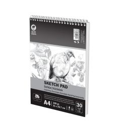 Bloc Desen, spira, A4, schite, School Friendly Art