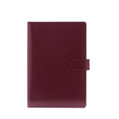Agenda din piele, 15x21 cm, rosu, Texas