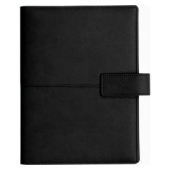 Agenda din piele, 15x21 cm, negru, Canoa