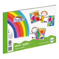 Hartie matase A4, 60 coli/set, 5x12 culori, Standard
