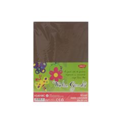 Hartie gumata A4, 20x30 cm, 10 coli/set, maro, Daco