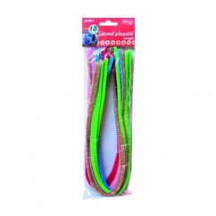 Accesorii creatie, sarma plusata, 15 buc/set, diferite culoori, Daco