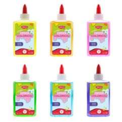 Lipici colorat, uscare rapida, 147 ml, diferite culori, Daco