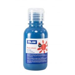 Culori tempera, 125 ml, albastru fosforescent, Milan