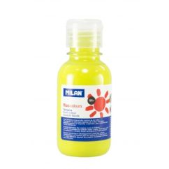 Culori tempera, 125 ml, galben fosforescent, Milan