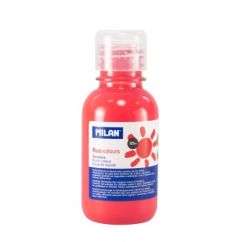 Culori tempera, 125 ml, rosu fosforescent, Milan