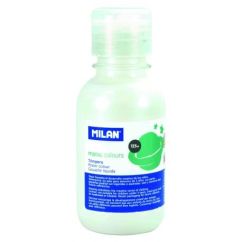 Culori tempera, 125 ml, alb metalizat, Milan