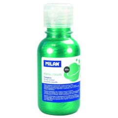 Culori tempera, 125 ml, verde metalizat, Milan
