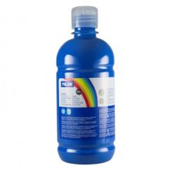 Culori tempera, 500 ml, albastru deschis, Milan