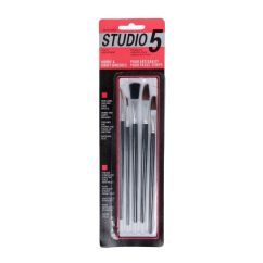 Pensule, par sintetic, 5 buc/set, Standard
