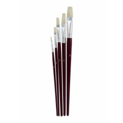 Pensule, par sintetic, varf lat, 5 buc/set, Standard