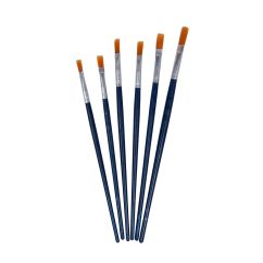 Pensule, par sintetic, 6 buc/set, varf lat, Standard