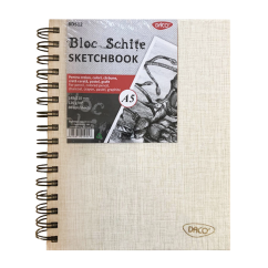 Bloc schite A5, 120 g/mp, 80 file, Daco