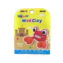 Set plastilina, model crab, 30 g, diferite culori, Standard