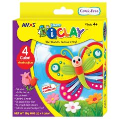Set plastilina 18 g, 4 cutii/set, Standard