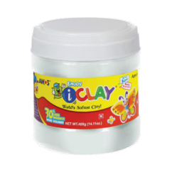 Plastilina, 400 g, alb, Standard