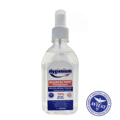 Solutie antibacteriana si dezinfectanta pentru maini, alcool etilic 70%, 250 ml, Hygienium - produs BIOCID