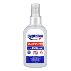 Solutie antibacteriana si dezinfectanta pentru maini, alcool etilic 70%, 250 ml, Hygienium - produs BIOCID