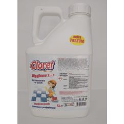 Detergent concentrat igienizant pe baza de clor, 5L, Cloret Hygiene 2in1