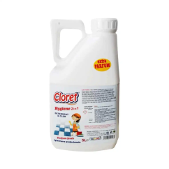 Detergent concentrat igienizant pe baza de clor, 5L, Cloret Hygiene 2in1