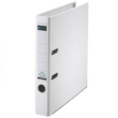 Biblioraft plastifiat A4, 50mm, 180 grade, alb, Leitz