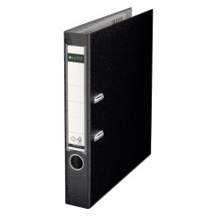 Biblioraft plastifiat A4, 50mm, 180 grade, negru, Leitz