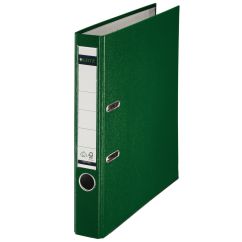 Biblioraft plastifiat A4, 50mm, 180 grade, verde, Leitz