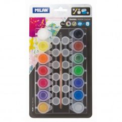 Culori guase, 5 ml, 14 culori/set, Milan