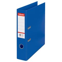 Biblioraft plastifiat int-ext A4, 75mm, albastru, Esselte Standard No.1