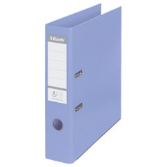 Biblioraft plastifiat int-ext A4, 75mm, albastru deschis, Esselte Standard No.1 Solea