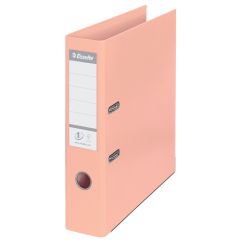 Biblioraft plastifiat int-ext A4, 75mm, piersica, Esselte Standard No.1 Solea