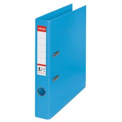 Biblioraft plastifiat int-ext A4, 50mm, albastru deschis, Esselte Standard No.1
