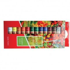 Culori acrilice, 12 ml, 12 culori/set Daco