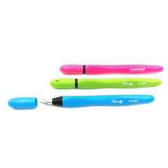 Stilou, penita fina, plastic, imprimeu Trendy, Ecada