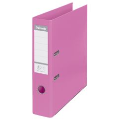 Biblioraft plastifiat int-ext A4, 75mm, violet, Esselte Standard No.1 Solea