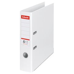 Biblioraft plastifiat int-ext A4, 75mm, alb, Esselte Standard No.1 Vivida