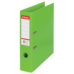 Biblioraft plastifiat int-ext A4, 75mm, verde, Esselte Standard No.1 Vivida